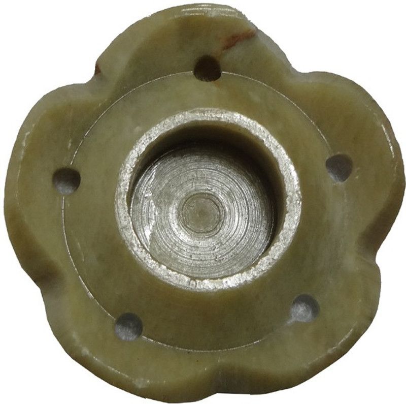 Avinash Handicrafts Flower Shape 1.5" Stoneware Incense Holder  (Multicolor, Pack of 1)