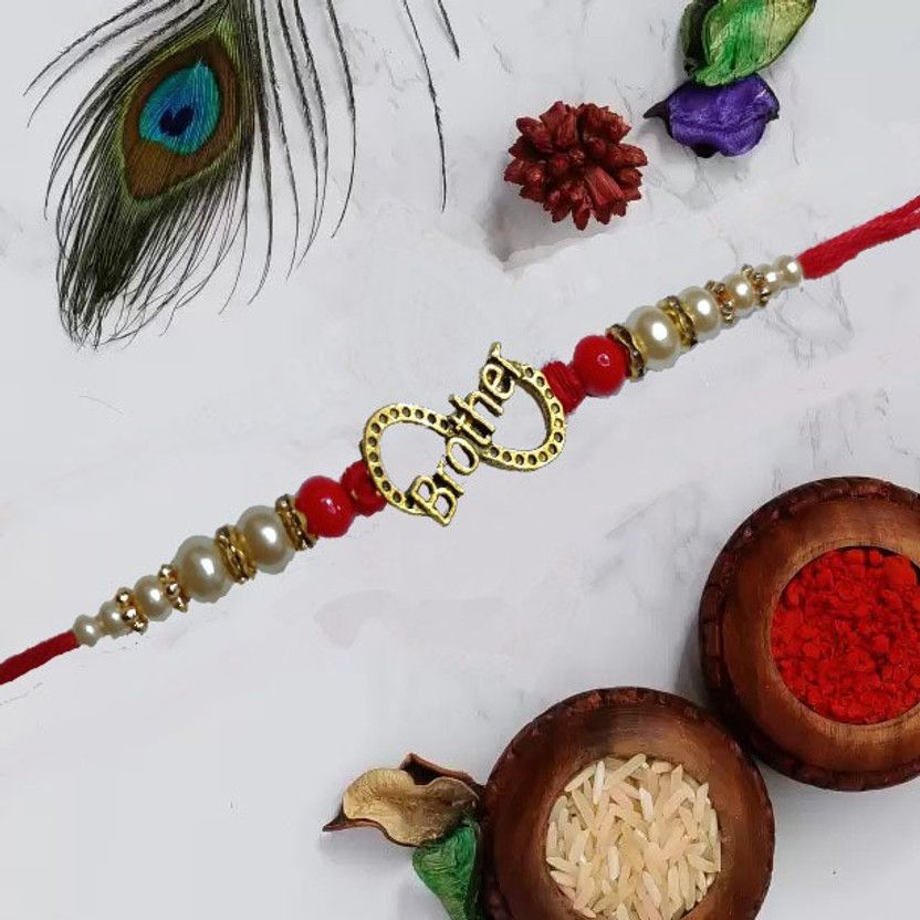 Chawal Roli Pack, Greeting Card, Rakhi Set  (4)