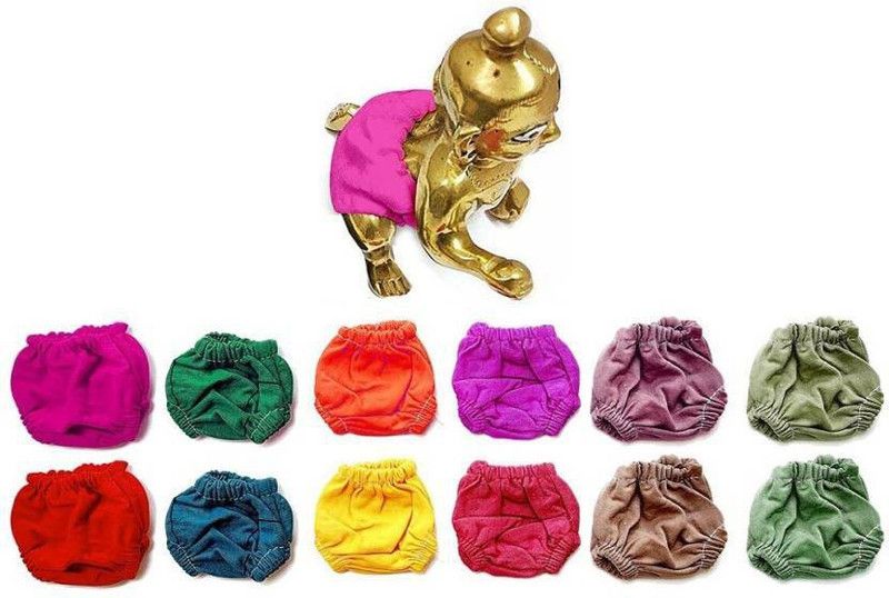 gofii Krishna, Laddu Gopal Ji panty, nappy, dress, Bhagwan ji, pack of 50 Dress  (Cotton)