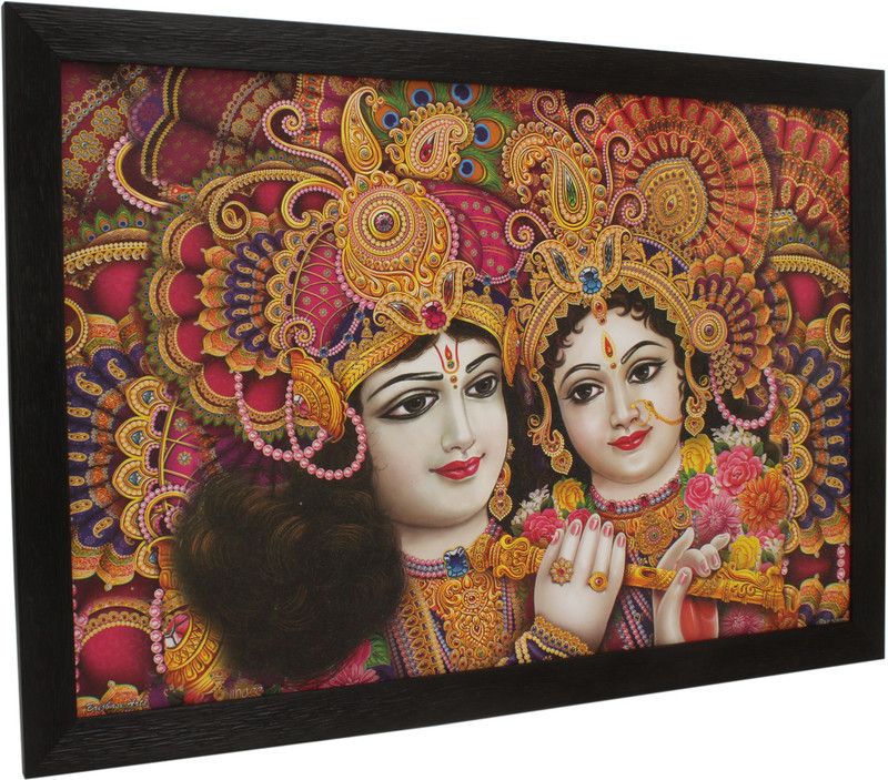 TS NANDA Radha Krishna Religious Frame