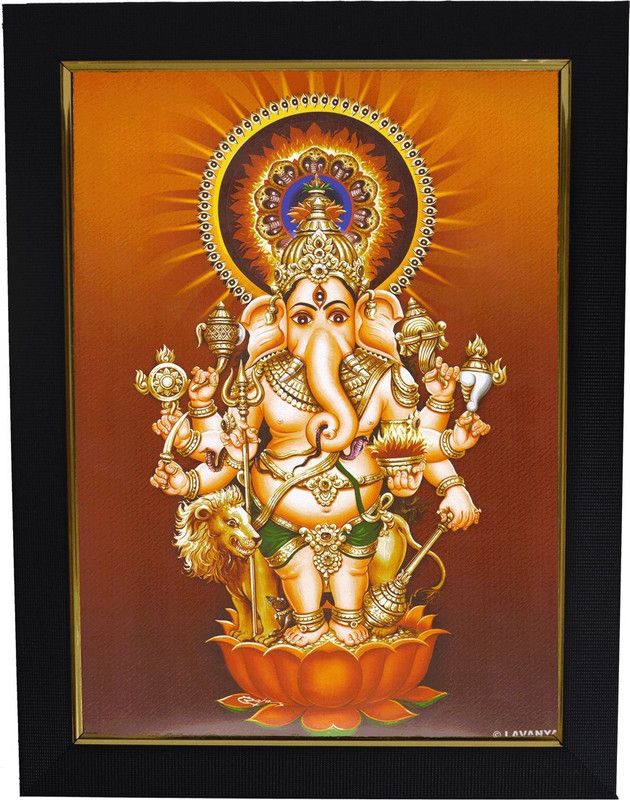 101Temples Subha Drishti Ganapathy Religious Frame