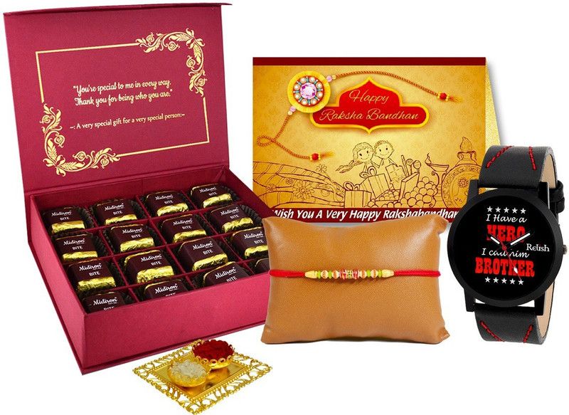 Midiron Rakhi Gifts Combo for Brother / Bhai/ Bhaiya | Rakshabandhan Gift-IZ2289-1 Plastic, Paper Gift Box  (Multicolor)