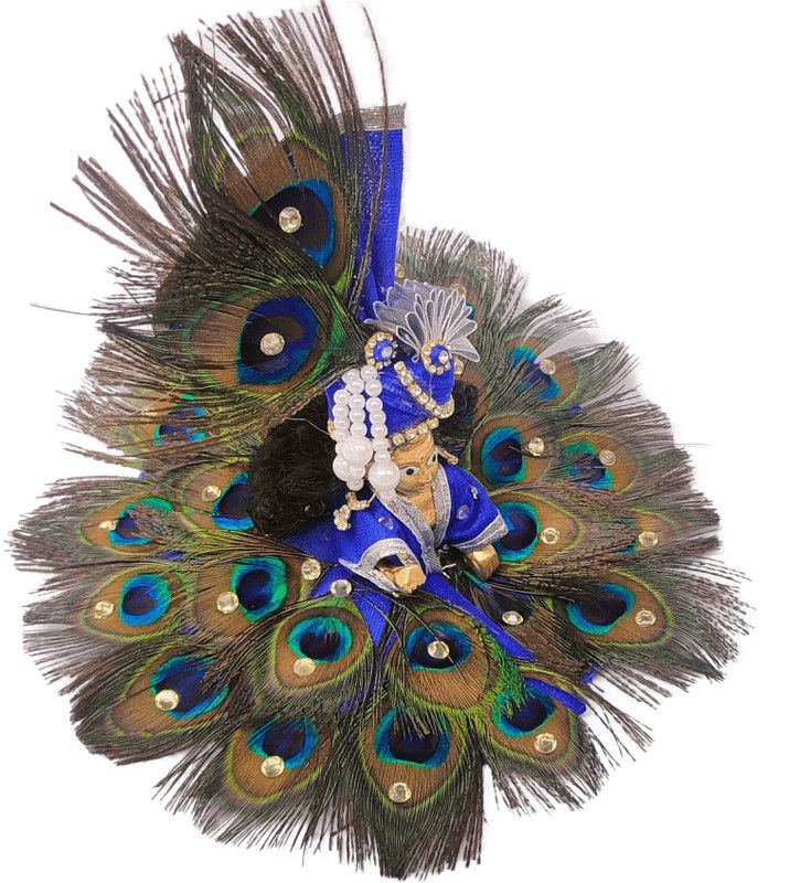 KRISHFEB Laddu Gopalji/Krishna ji Dress With Mukut Dress  (Fiber)