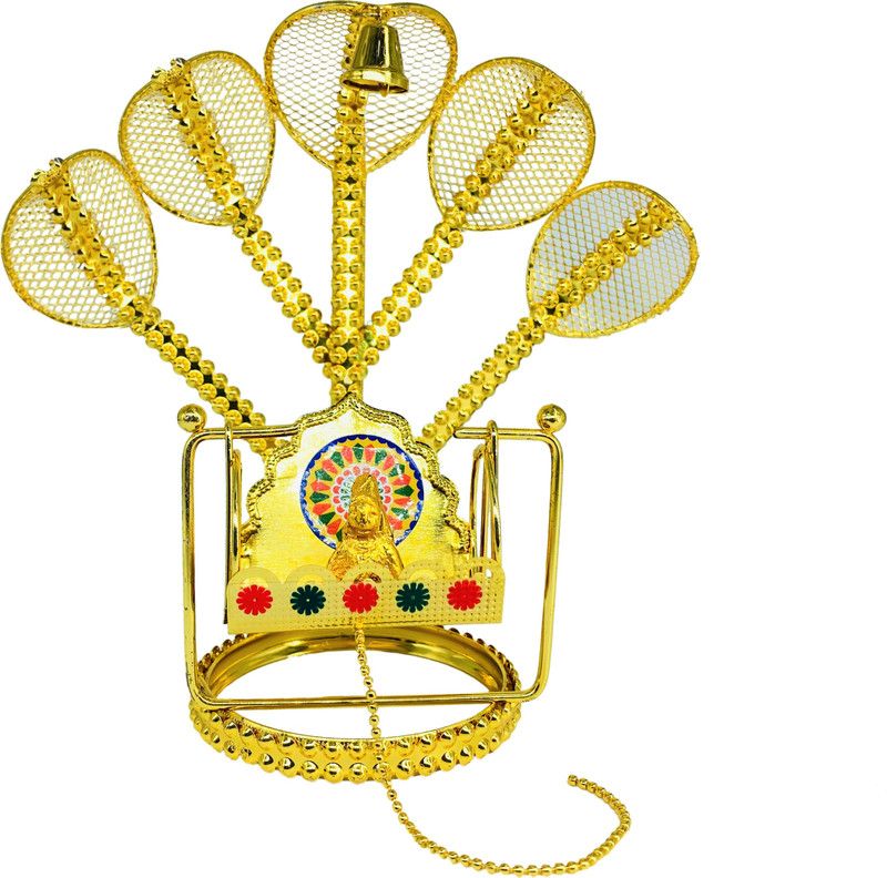 Almoda Creations Bal Krishna jhula, Swing Palana Laddu Gopal Sheshnaag jhula for Puja,Home,Office decor Jhula