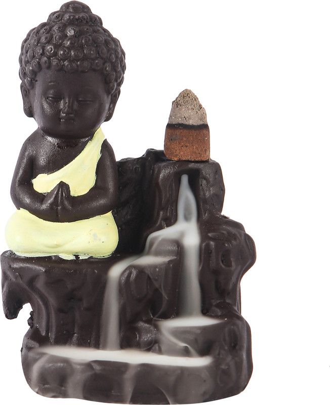 Ceramic Incense Holder  (Yellow)