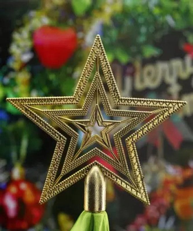 Shashi Arts christmas tree decoration Topper Ornaments Pack of 1