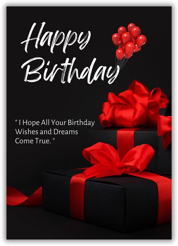 AanyaCentric Printed Birthday Card Greeting Card  (Multicolor, Pack of 1)