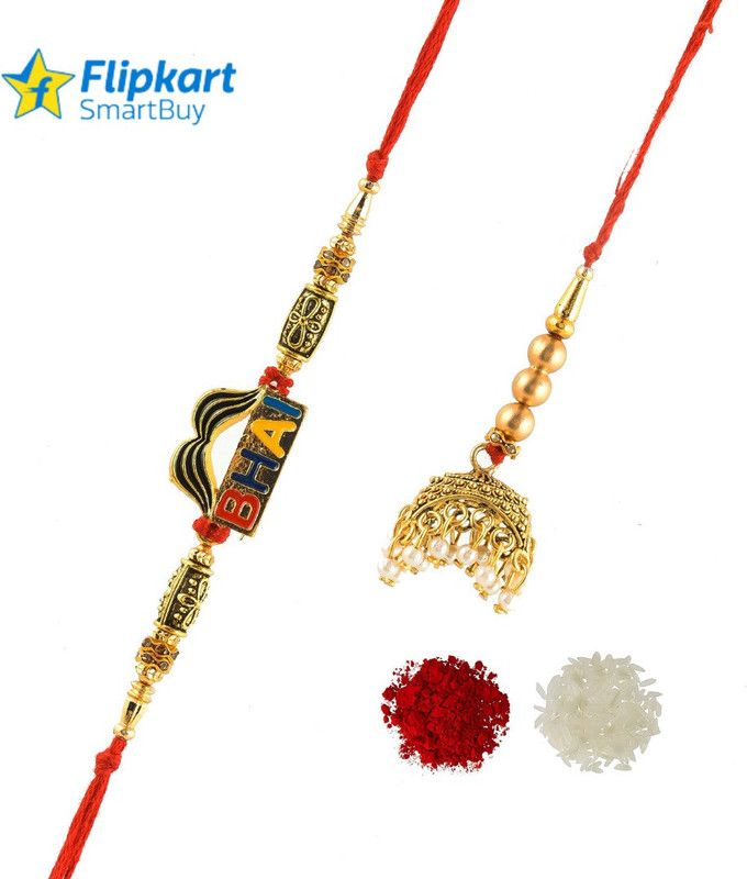 Rakhi Set  (2 Rakhi 1 roli chawal packet)