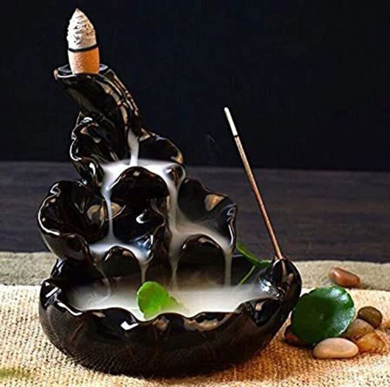 The Craft Store Plastic Incense Holder  (Black)