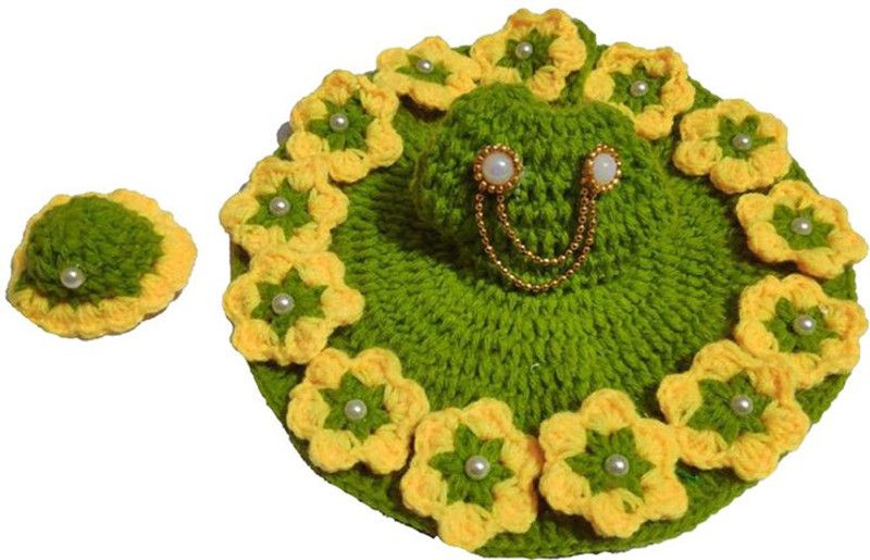 Jai shri krishan JSKA000001 Dress For Baby Laddu Gopal / Kanha Ji / Kanhaiya Ji /Little Lord Krishna / Govinda / Thakur Ji / Bal Gopal / Murlidhar Made Of Woolen Dress  (Wool)