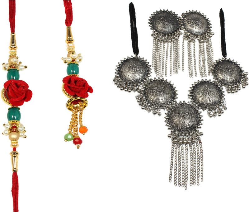 Lumba, Pendant, Chawal Roli Pack, Greeting Card Set  (pack of 5)