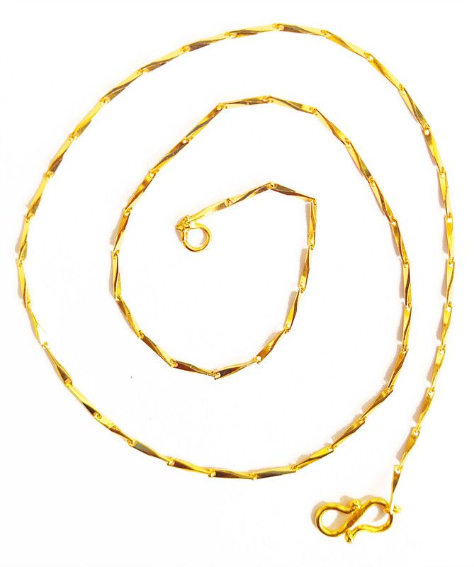 Duepio Duepio Kadi By Kadi Leaf Stylish & Trendy Most Popular Beautiful Design Golden Plated Chain Gold-plated Plated Alloy Chain ()
