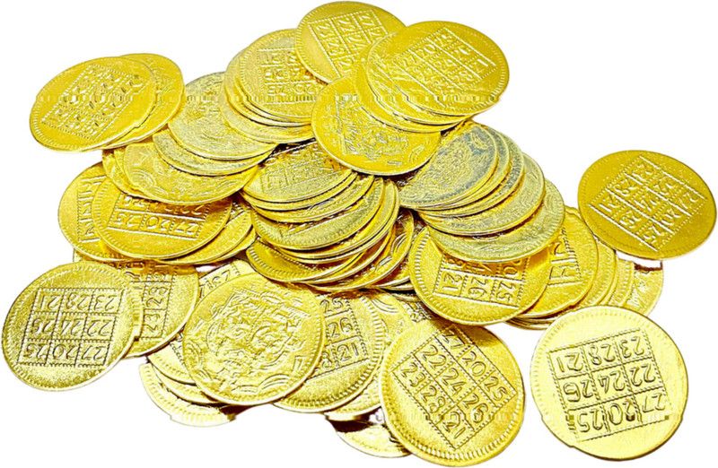 vahvaa Lakshmi Kubera Coins are the Ashtothara Lakshmi Kubera Coins of 101nos Brass Yantra