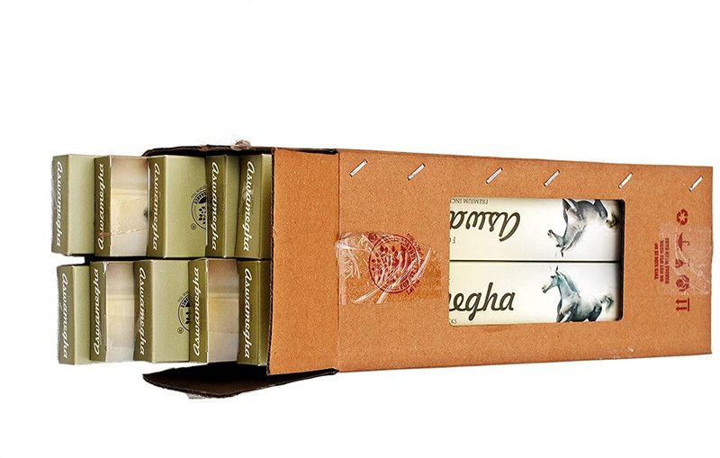 Forest Fragrance Aswamegha and Floral Wood Incense Sticks Pack of 10 Boxes Aswamegha  (100, Set of 10)