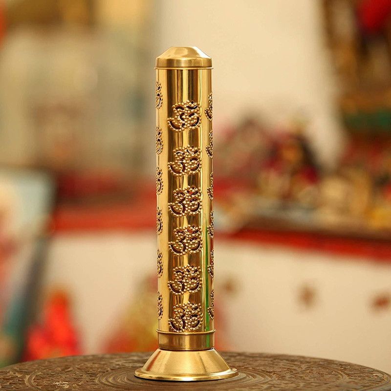 Antique collection R.M 017 Brass Incense Holder  (Gold)