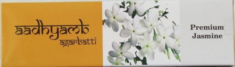 AADHYAMB JASMINE SANDAL PACK 4 100GM SANDAL, JASMINE Incense Sticks Agarbatti  (65, Set of 4)