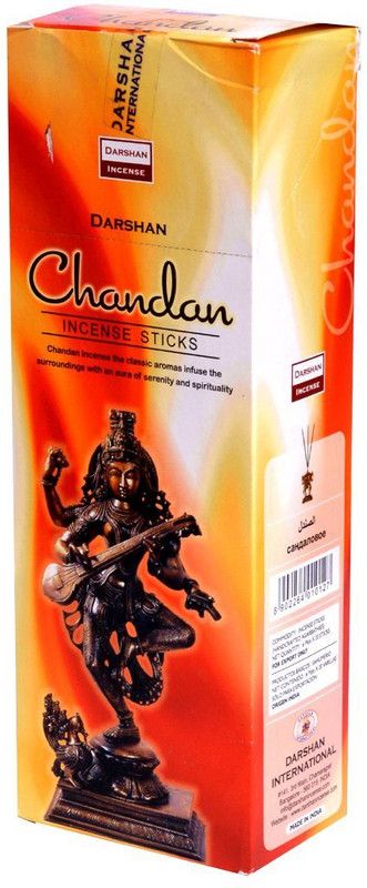 Bansiwal Chandan Darshan Fragrance 6 pkt of 20 Sticks Each (Contains 120 Incense Sticks/Natural Agarbatti) Chandan  (1, Set of 1)