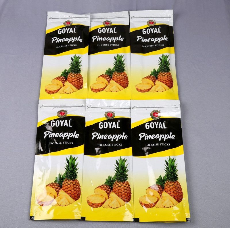 Goyal Agarbatti GOYAL PINEAPPLE AGARBATTI exotic fruity  (360, Set of 6)