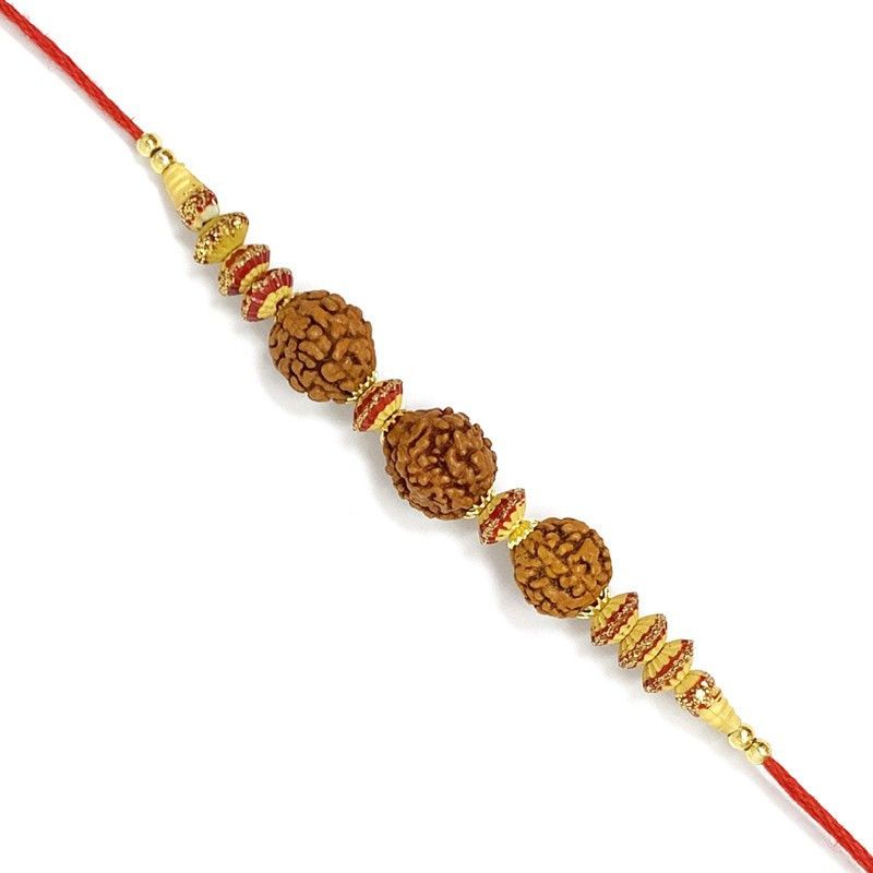 DIVINE TRADING Rakhi  (Pack of 1 Rakhi, 1 Roli Chawal Set)