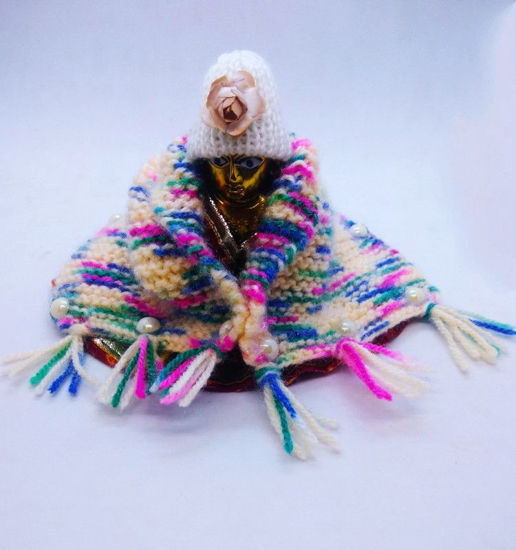 Mahashringar Laddu gopal small size winter blanket Dress  (Wool)
