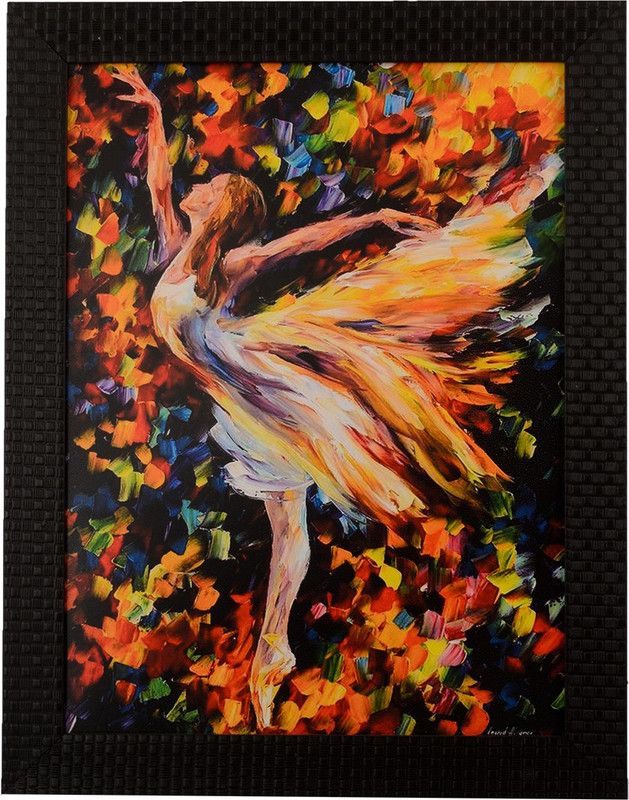 eCraftIndia Dancing Little Angel Satin Matt Texture UV Art Painting