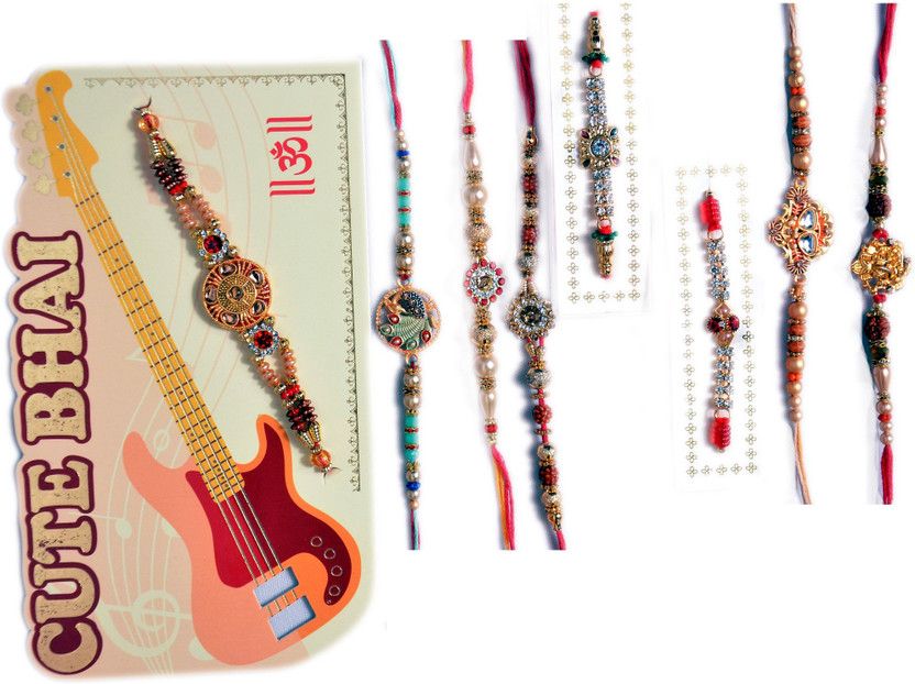 Rakhi Set  ((Set of 8 Pic))