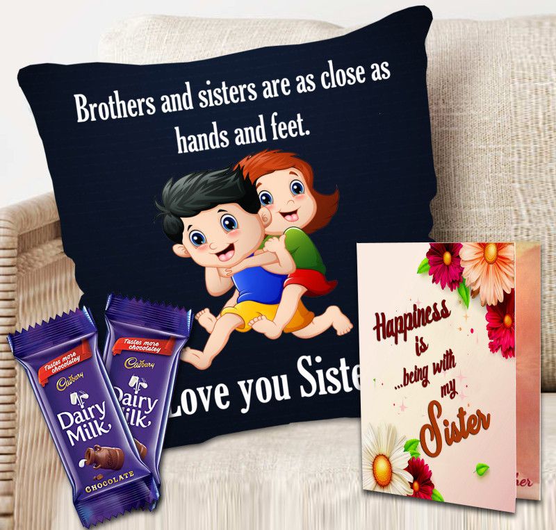 Midiron Return Rakhi Gifts for Sister, Chocolate Gift Set for Sister on Birthday CDCU-94 Paper Gift Box  (Multicolor)