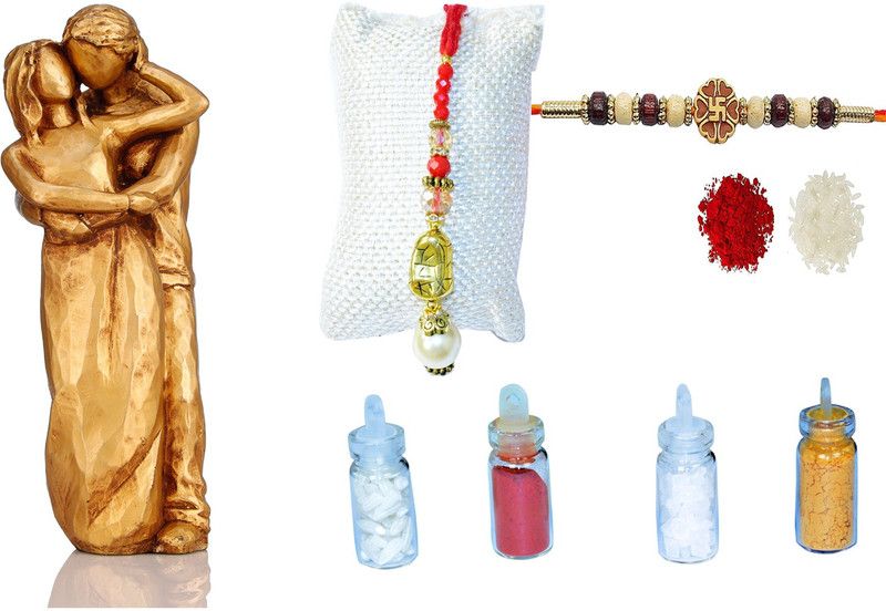 Rakhi, Lumba, Showpiece Set  (Rakhicombo set)