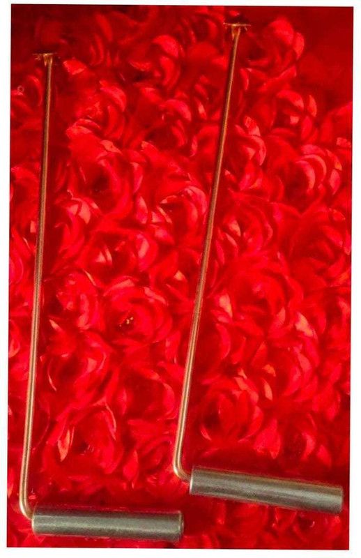 VASTU-SAMADHAN VSP-54 Vastu Samadhan Copper Dowsing Rod Pair for Vastu / Reiki / Dowser Masters / Searching any Objects 15 Inch ( 360 Grams ) ( Metal : Copper ) Copper Yantra  (Pack of 2)