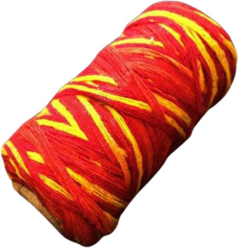 geetanjali services Moli Dhaga Kalava for Puja. 100% Cotton Raksha Sutra . Set of 5 Packs (20gm Each). Colour - Red,Yellow.