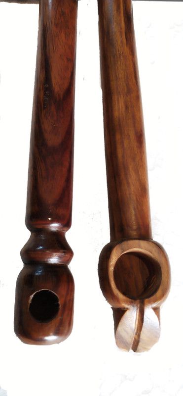 Master Arts Woden havan Spoon/karchi,homam Spoon,ghee Spoon for puja and for All Hindu Rituals puja Articles havan samagri Art ki samagri (Pack of 2 PCS) (Size = 16 inch,18 inch)
