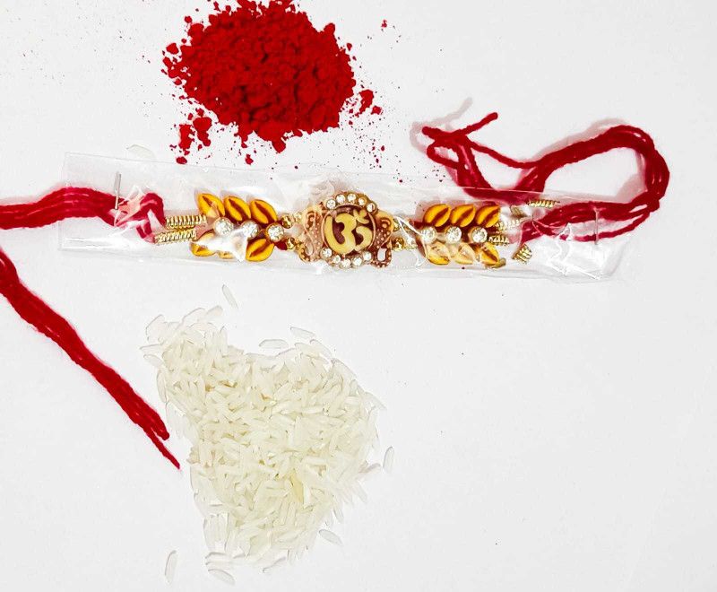 Glofy  (1 Rakhi, Chawal Roli Pack)