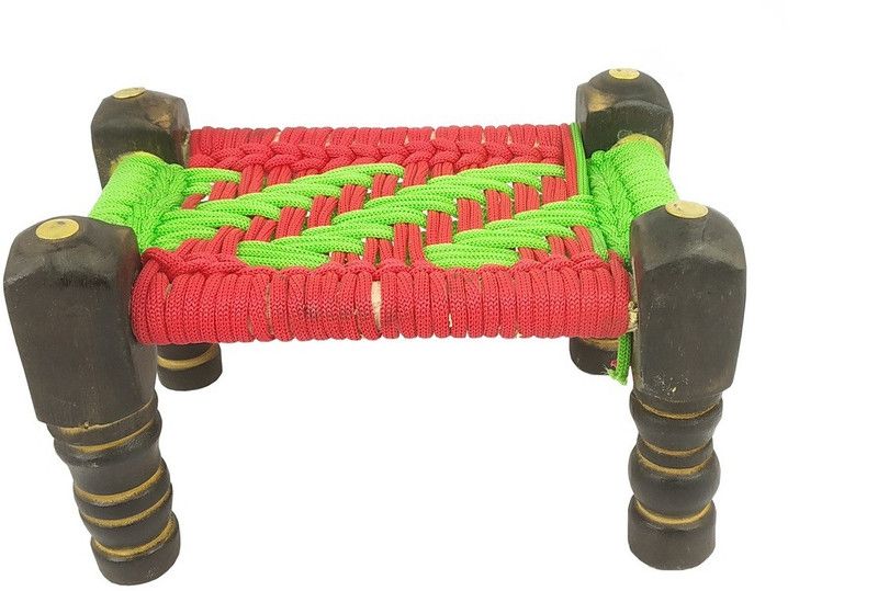 Stylewell Multicolor Fancy Designer Wooden Dummy Small Charpai/khat for Kanhaji , Laddo Gopal Ji Sleep Deity Ornament  (krishna ji)