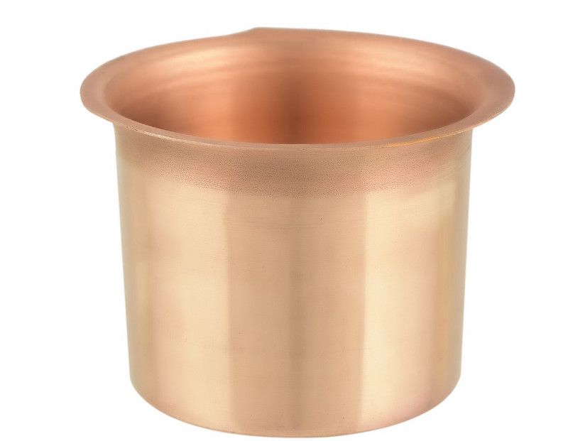 Magic's Max High Guage Copper Panchpatra (Pack of 1) Brass  (1 Pieces, Gold)