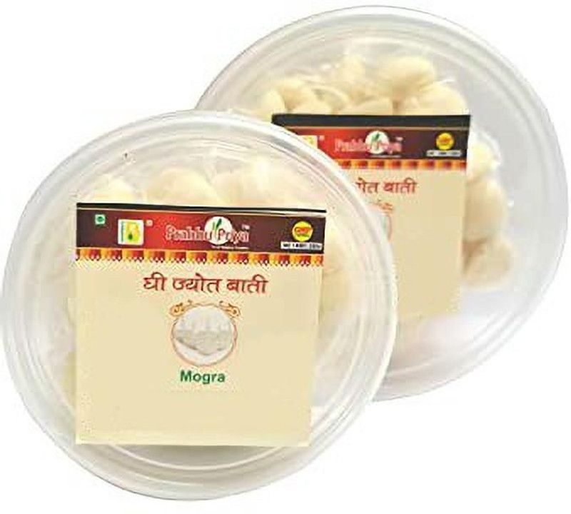 PRABHUPRIYA Mogra Ghee Jyot Batti 30 Pcs Pack of 2 Cotton Wick  (Pack of 2)