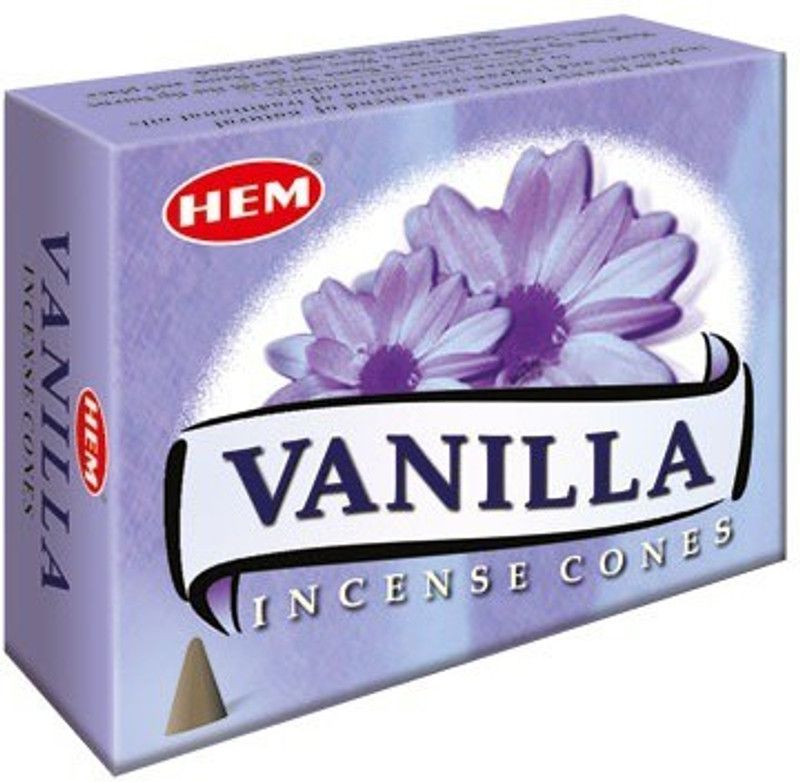 Hem Vanilla Fragrance Incense Cones (295 gms) Dhoop