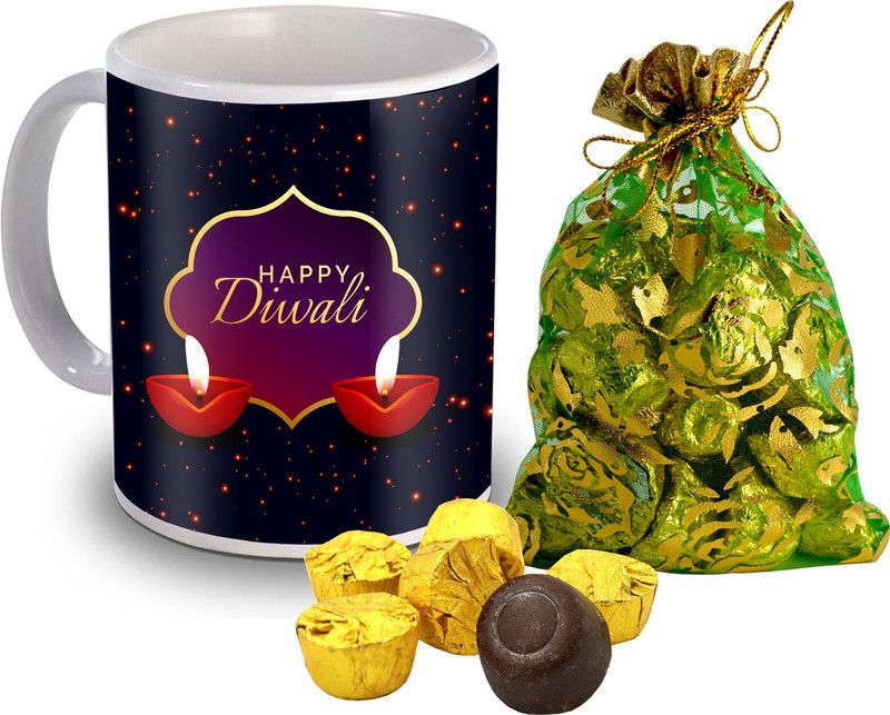 Midiron IZ19Choco15ThailiMU-STDiwali-19 Ceramic Gift Box  (Multicolor)