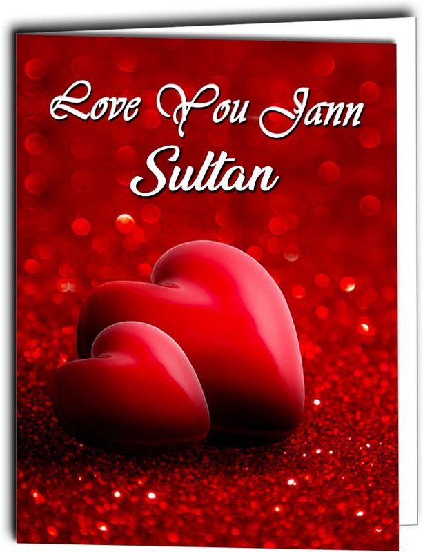 Midas Craft Love You Jaan Sultan Card 022 Greeting Card  (Red, Pack of 1)