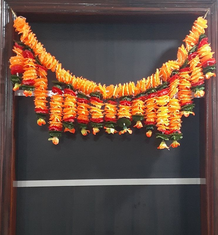 99 Home Decor artificial flower garlands toran for door hanging home decoration diwali decoration Toran Toran  (Plastic, cloth)