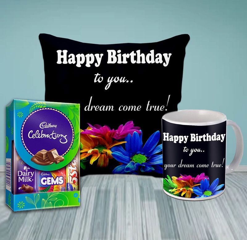 Midiron Birthday Combo Gifting Item Ceramic Gift Box  (Multicolor)