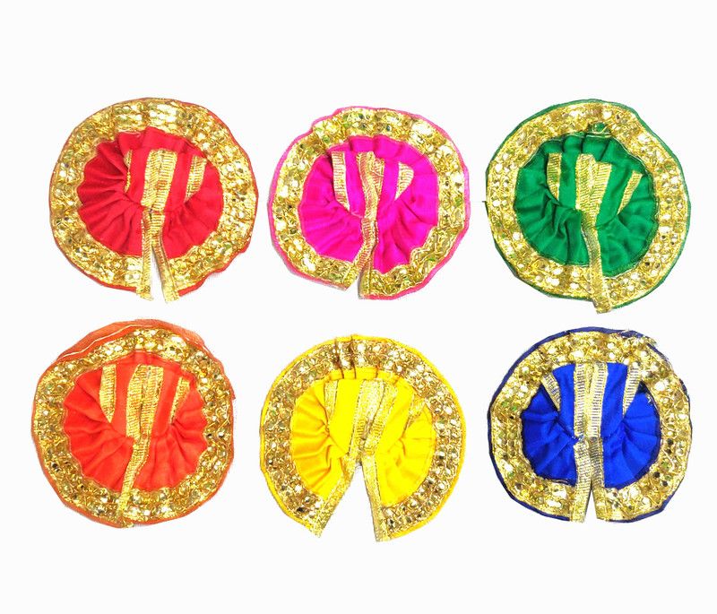 Kashish Trends 6 pcs Laddu Gopal Fancy Dress ( Size No 2 ) Dress  (Silk)