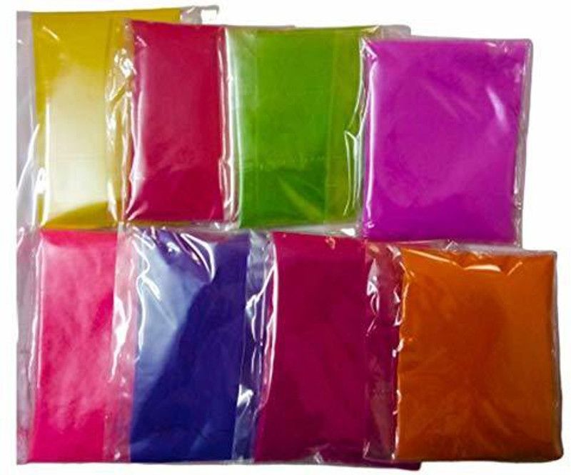 Dms Retail Rangoli Colors Set of 8 Multi Color - 50 Grams Each -Diwali Floor Decoration/Home Decoration Rangoli Stencil