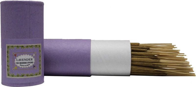 T A Corporation T A Less Smoke Handmade Lavender Incense Sticks Pack of 1 ( 100sticks) LAVENDER  (100, Set of 1)