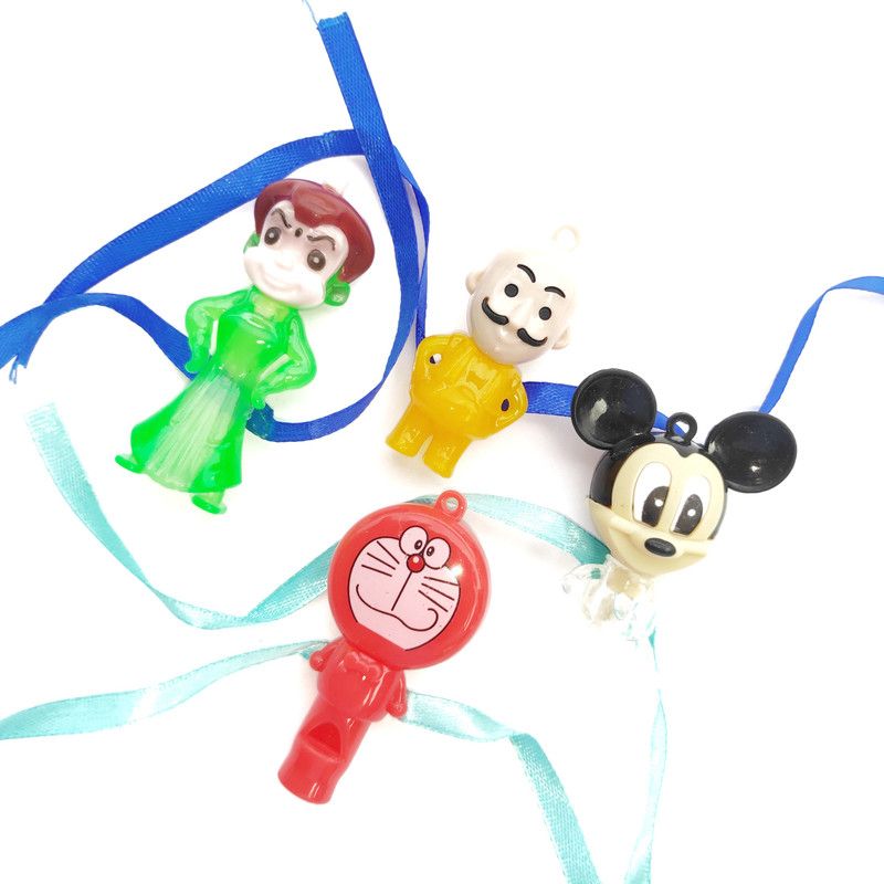 Rakhi Set  (4 Piece Battery Operated Rakhi for Kids)