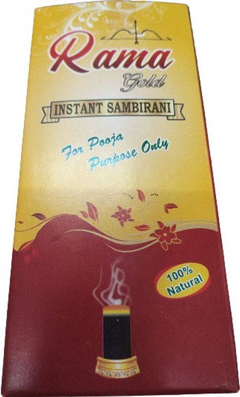 sambrani Rama02 Javadhu Dhoop  (Pack of 12)