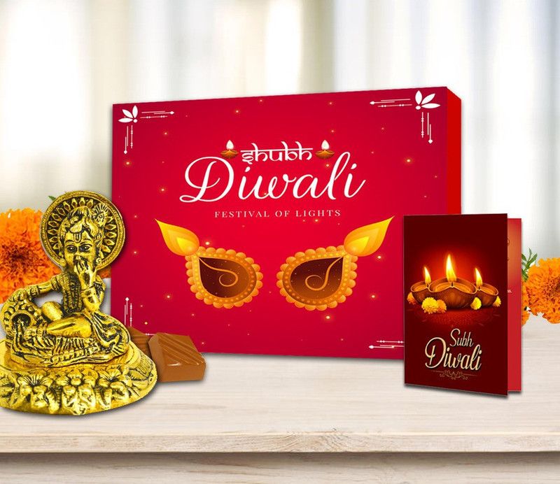 Midiron Premium Handmade Chocolate Gift Box For Diwali Paper Gift Box  (Multicolor)