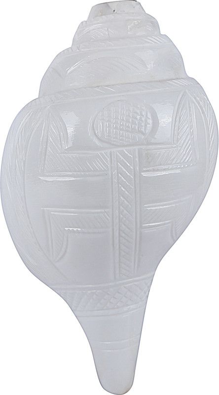 BOVZEN LOTUS-C Blowing Shankh  (White)