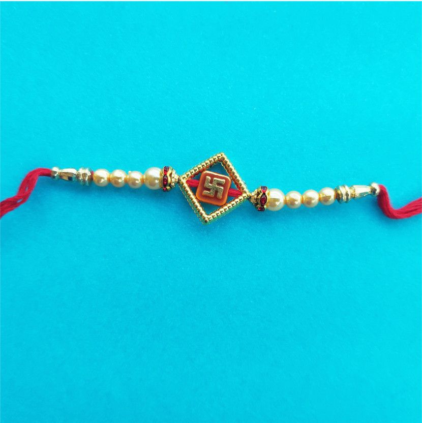 Rakhi Set  (1 Piece Handmade Fancy Designer Rakhi for Mens & Kids)