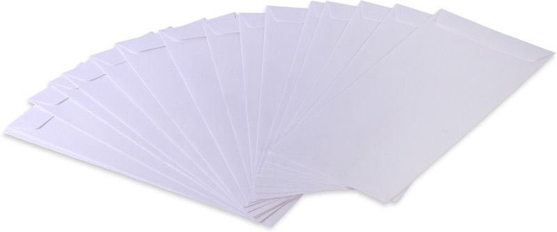 SUNPACKERS White Envelope Size- 11 X 5 Inch Studio For Passport Photo & Medicine Cover Envelopes  (Pack of 500 White)