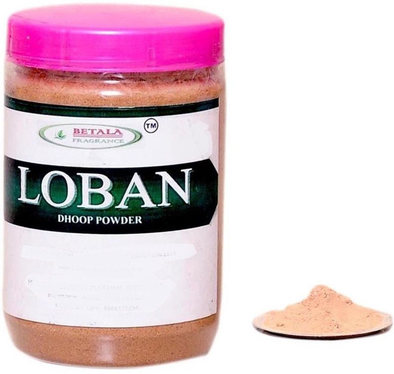 BETALA FRAGRANCE LOBAN (MYRRH) SAMBRANI DHOOP POWDER WITH DHOOP BURNER PLATE, 250 GM DHOOP, NON-CHARCAOL DHOOP Guggul Dhoop  (Pack of 250)